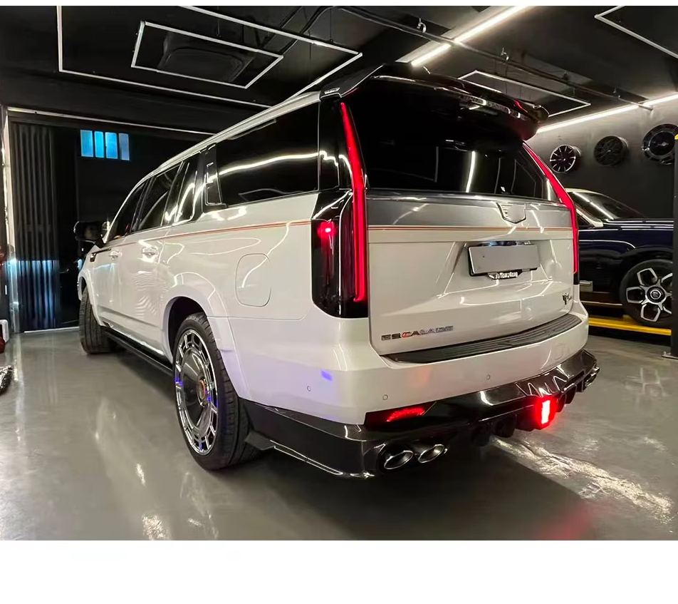 Auto Upgrade Bodykit for Escalade M Style Carbon Body Kit Car Upgrade Front Lip Over Fenders Hood Vent Rear Wing New Auto Parts