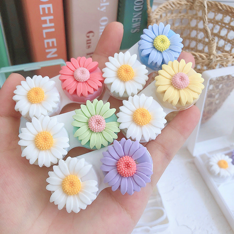 1 PACK INS Flowers Colored Contacts Lenses Case