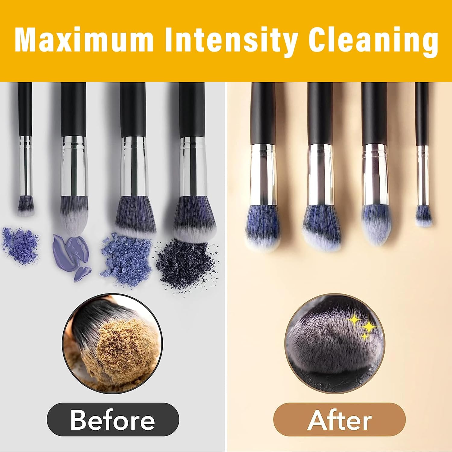 Makeup Brush Cleaner Machine with USB Charge