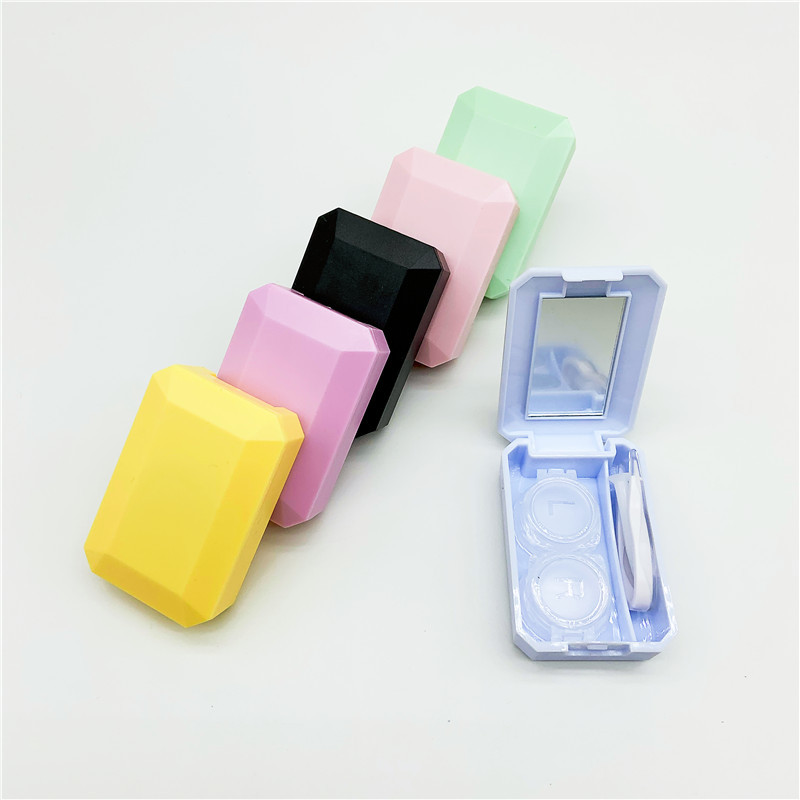 Candy Colors Lens Case with Mirror