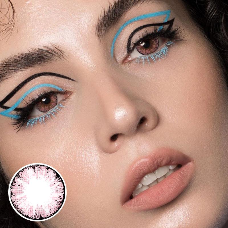 Glitter(Big Eye) Pink | 1 Year [Prescription]