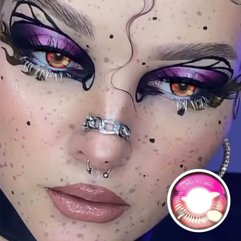 [Halloween&Cosplay] Anime Purple Red