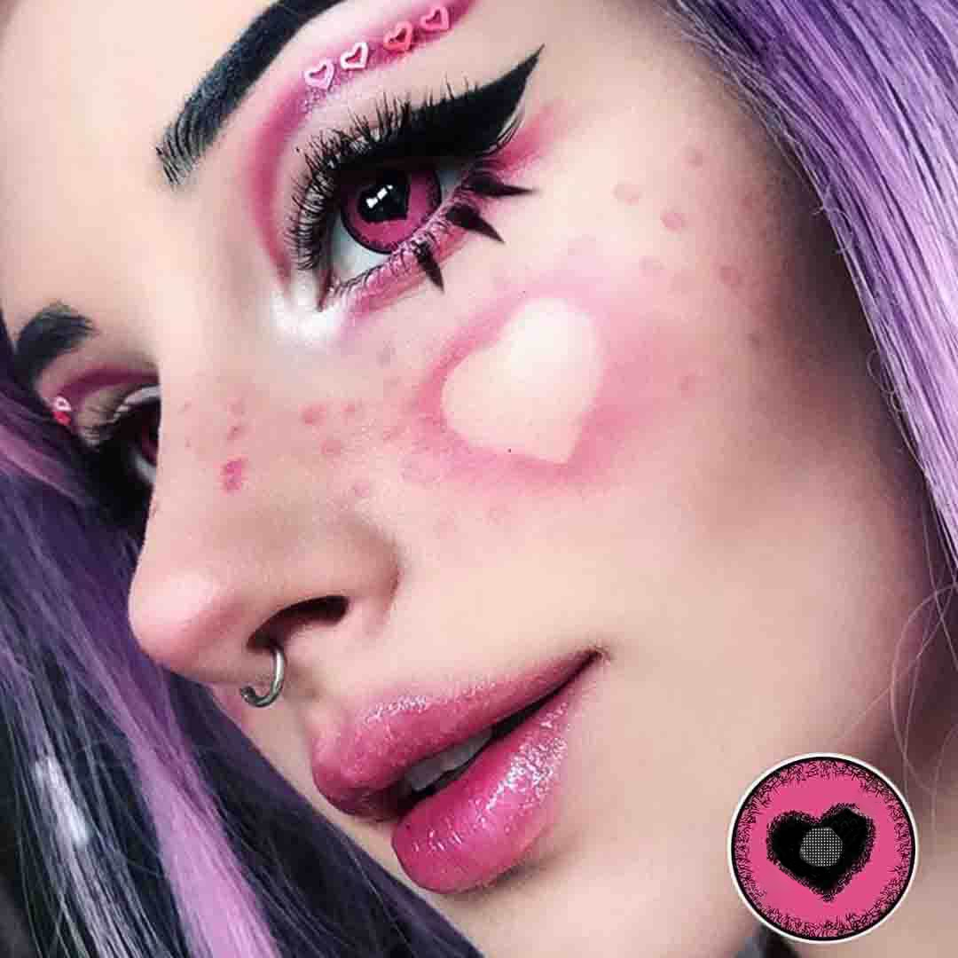 [Halloween&Cosplay]D118 Pink Heart