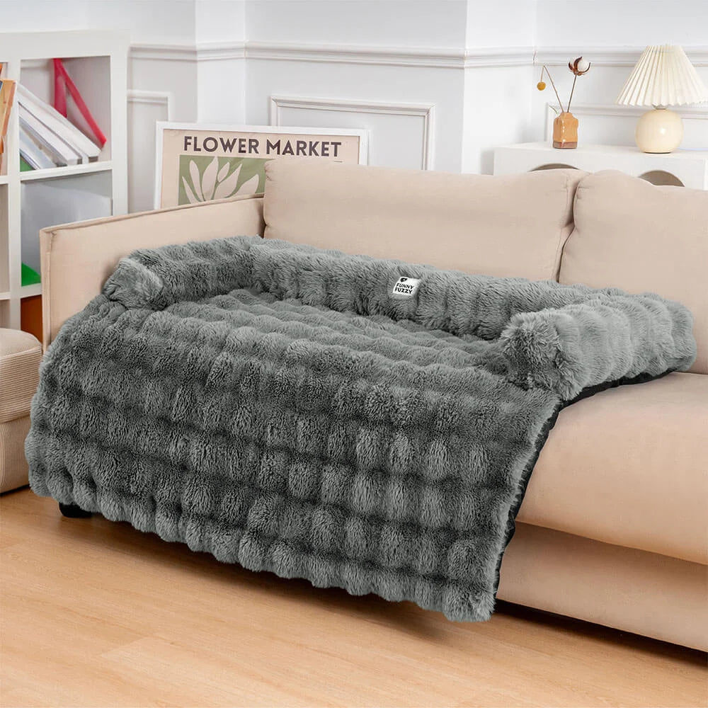 Fluffy Calming Dog Bed Sofa Protector Pet Mat