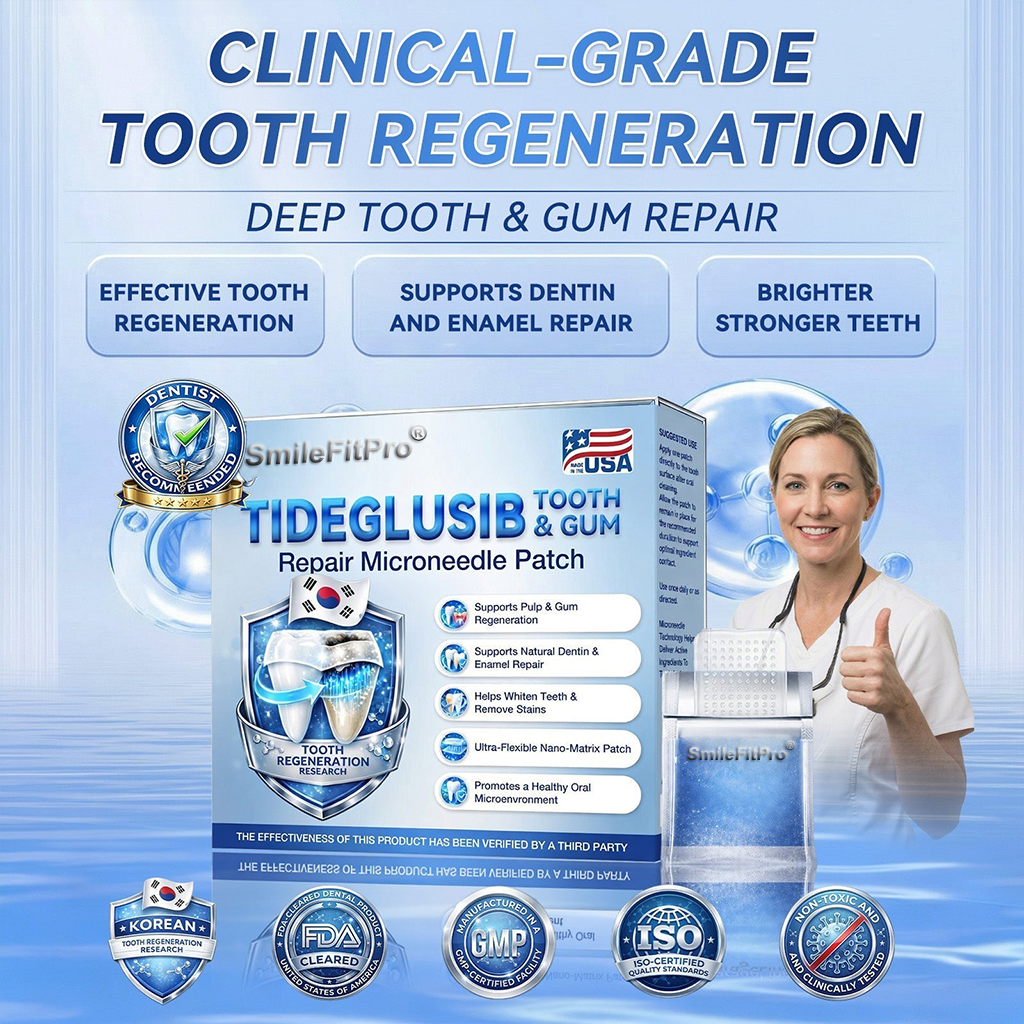 ⏳LAST DAY SALE 49% OFF!🔥Your Smile~ SmileFitPro® 🦷 Tideglusib Fast‑Dissolving Tooth & Gum Repair Oral Strips ✨