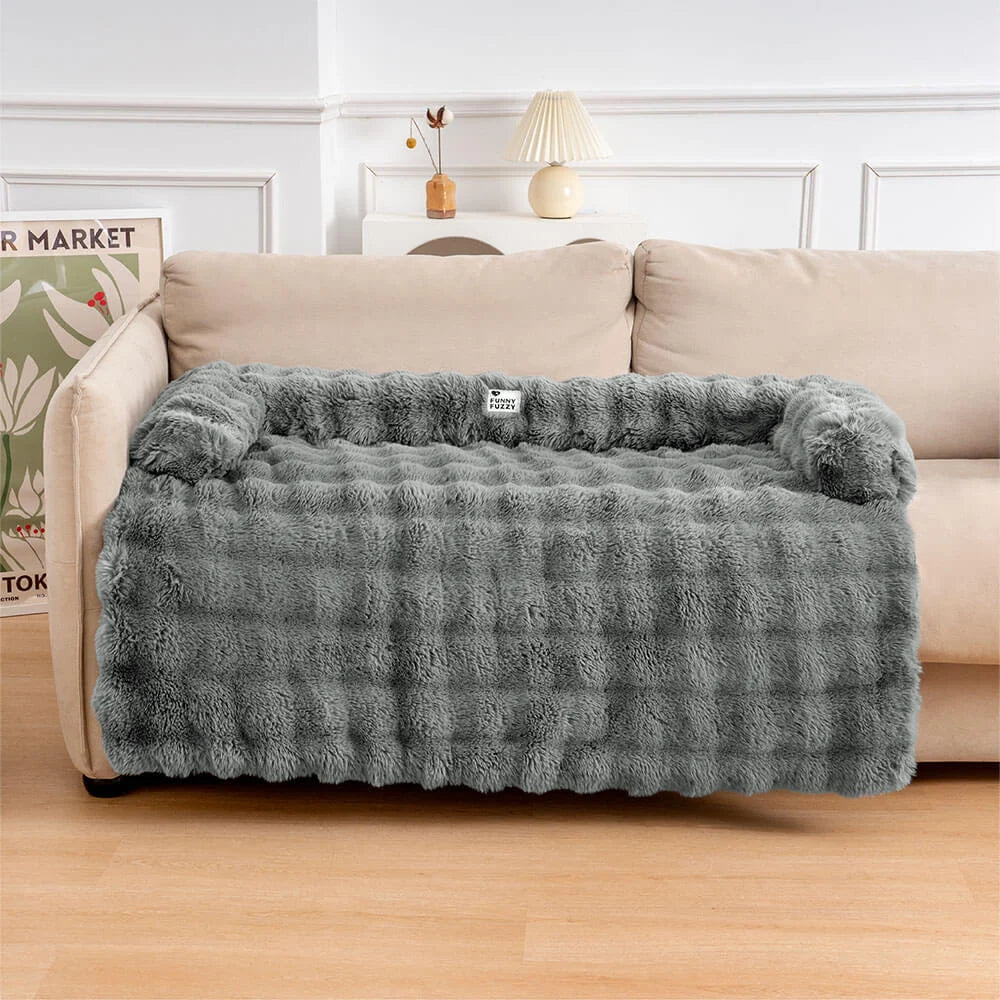 Fluffy Calming Dog Bed Sofa Protector Pet Mat