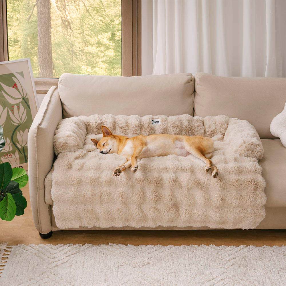 Fluffy Calming Dog Bed Sofa Protector Pet Mat