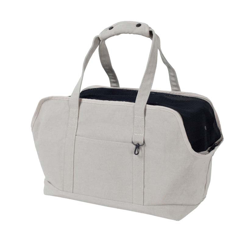 Linen Square Tote Carry Bag