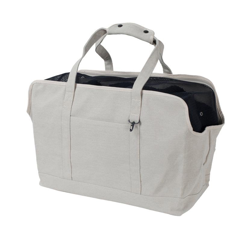 Linen Square Tote Carry Bag