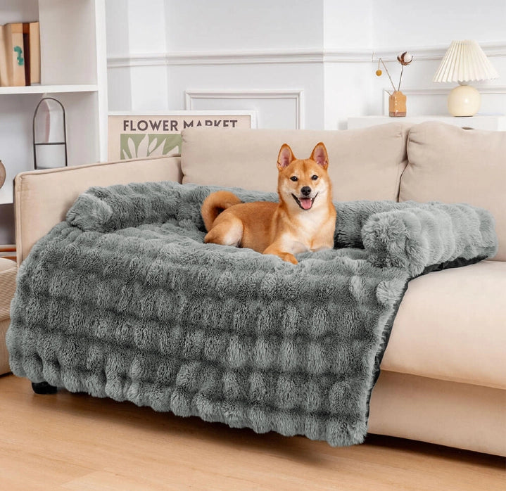 Fluffy Calming Dog Bed Sofa Protector Pet Mat