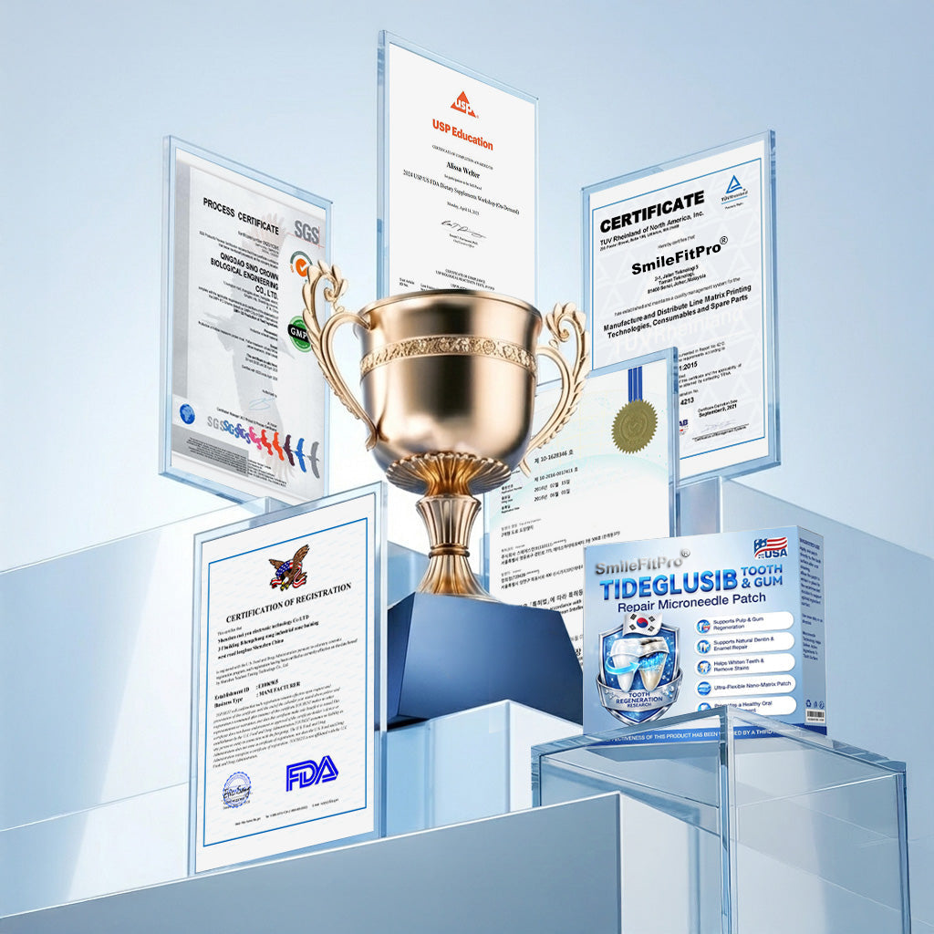 ⏳LAST DAY SALE 49% OFF!🔥Your Smile~ SmileFitPro® 🦷 Tideglusib Fast‑Dissolving Tooth & Gum Repair Oral Strips ✨