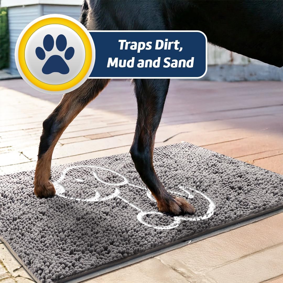 Runanuan muddy mat - Anti-Mud Dog Door Mat - Dog Lazy