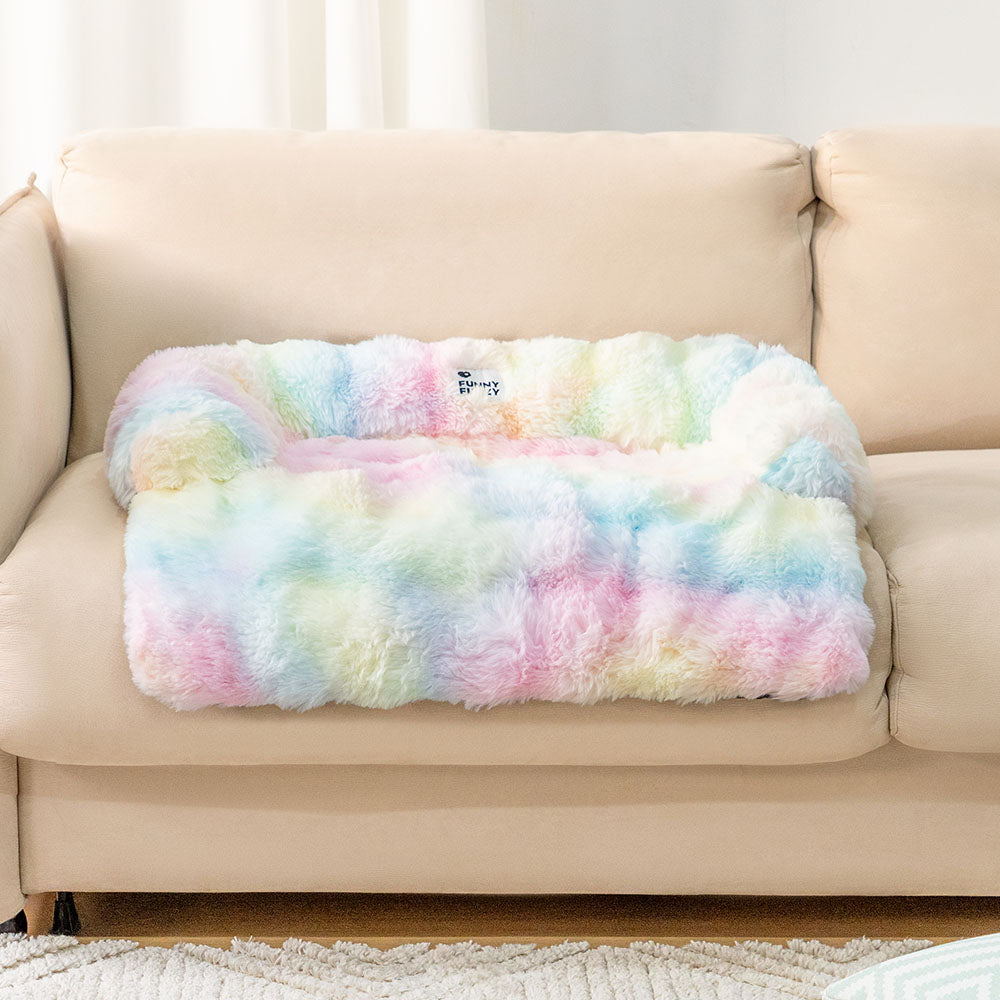 Fluffy Calming Dog Bed Sofa Protector Pet Mat