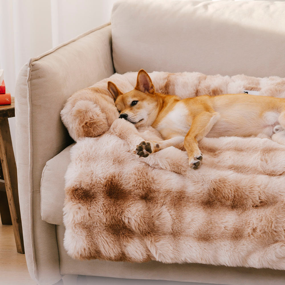 Fluffy Calming Dog Bed Sofa Protector Pet Mat