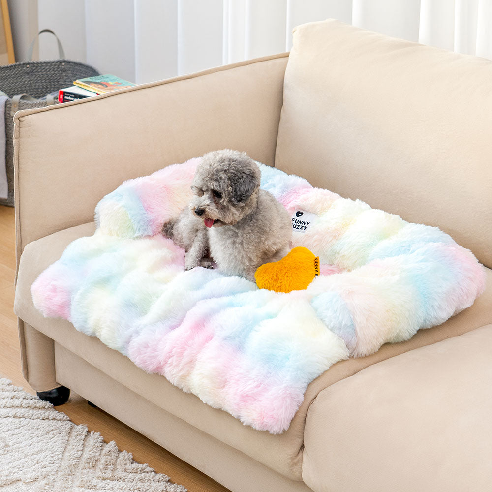 Fluffy Calming Dog Bed Sofa Protector Pet Mat
