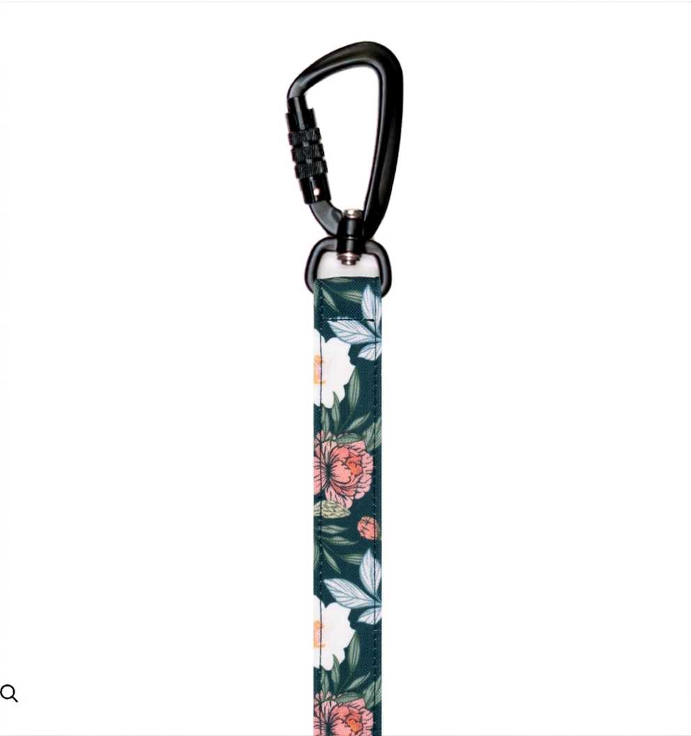 Dusk Floral Dog Collar & leash