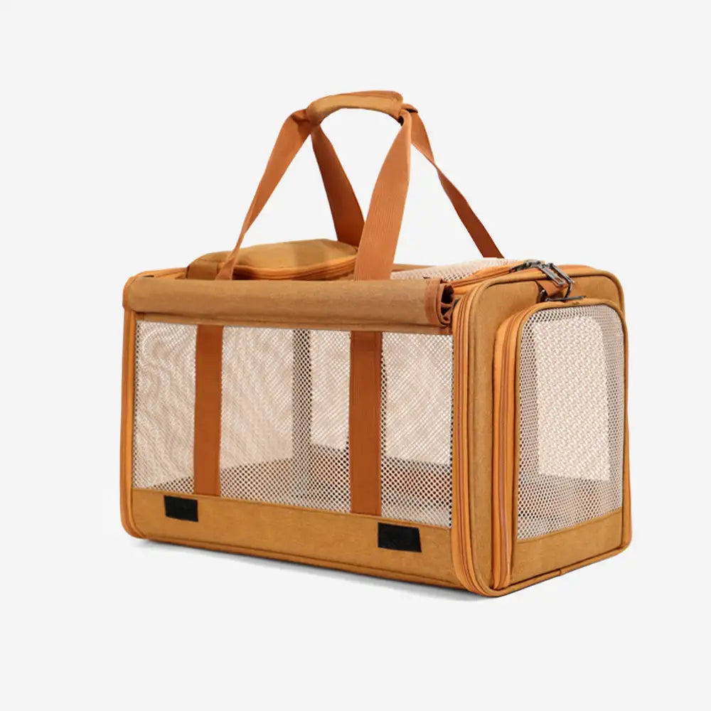 Airline Approved Portable Breathable Expandable Large-Capacity Cat Carrier Bag - Travel Nest