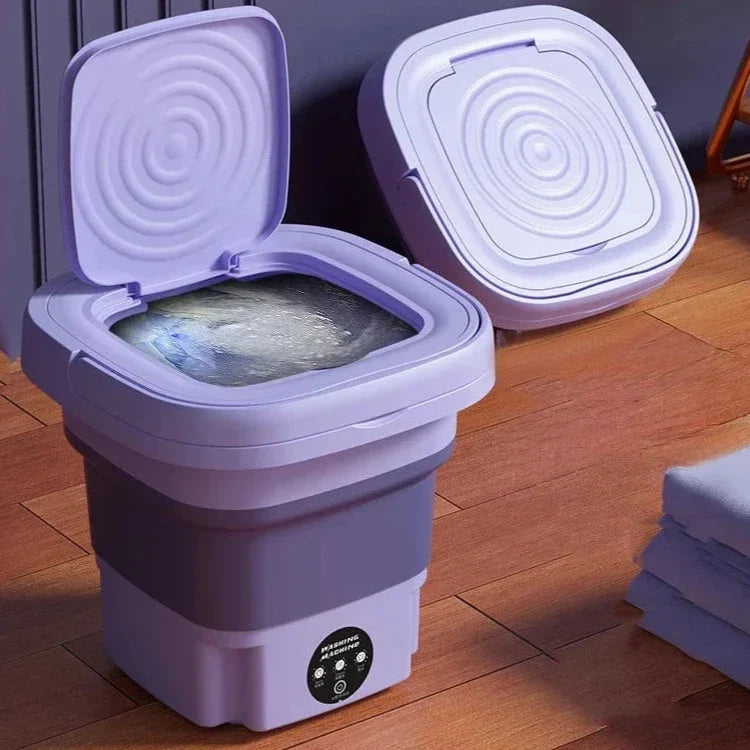 15L Foldable Washing Machine with Blue Light & UV Sterilization