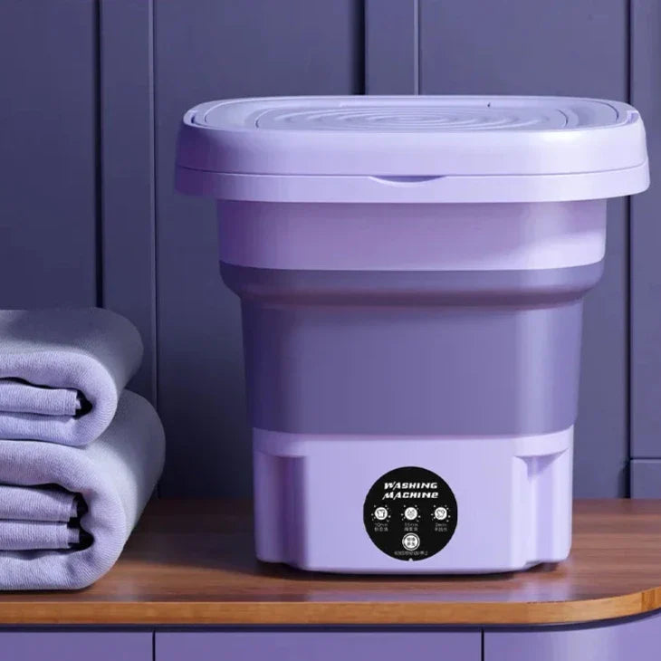 15L Foldable Washing Machine with Blue Light & UV Sterilization