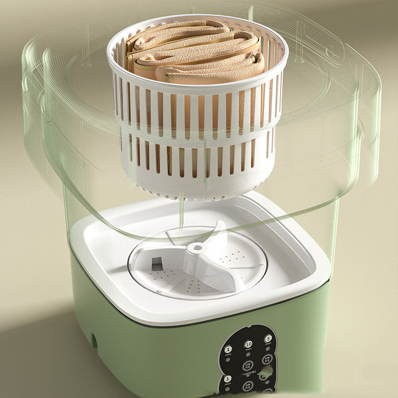 15L Foldable Washing Machine with Blue Light & UV Sterilization