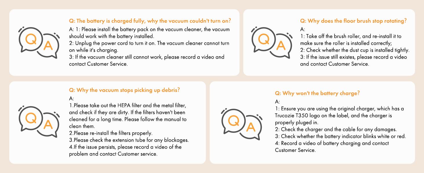 【 2026 newly upgraded】Trucozie T350 cordless vacuum features an 8-in-1 lightweight design with up to 45 minutes of runtime and 33Kpa of powerful suction. This rechargeable cordless vacuum is ideal for carpets, tiles, pet hair, and hardwood floors.