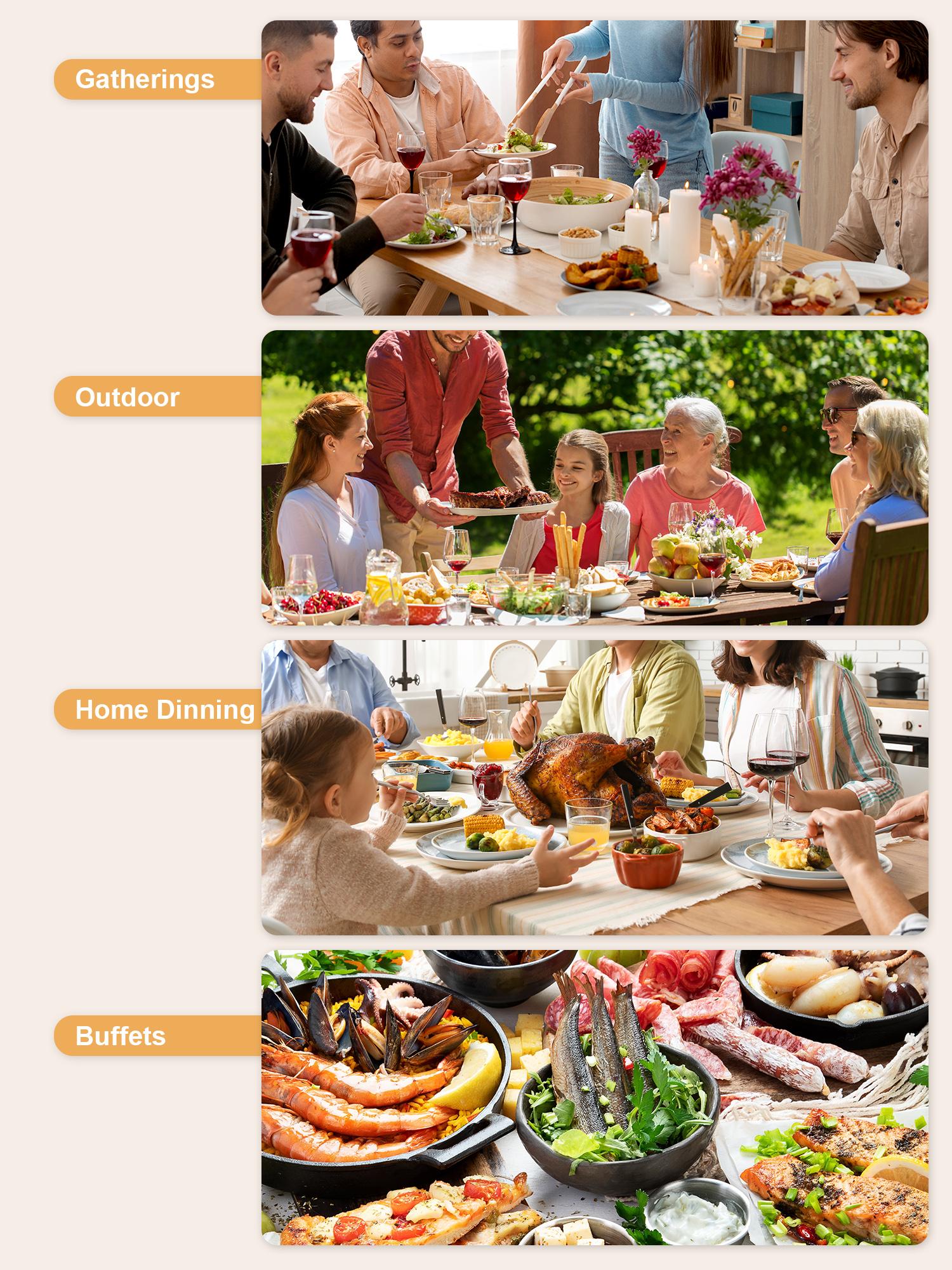 Electric Warming Tray, Foldable Food Warming Mat with Adjustable Max Temperature 212 Fahrenheit, Auto Shut-Off Food Warmer for for Gatherings, Parties, Everyday Use Electric Warming Tray, Foldable Food Warming Mat with Adjustable Max Temperature 212 Fahrenheit, Auto Shut-Off Food Warmer for for Gatherings, Parties, Everyday Use