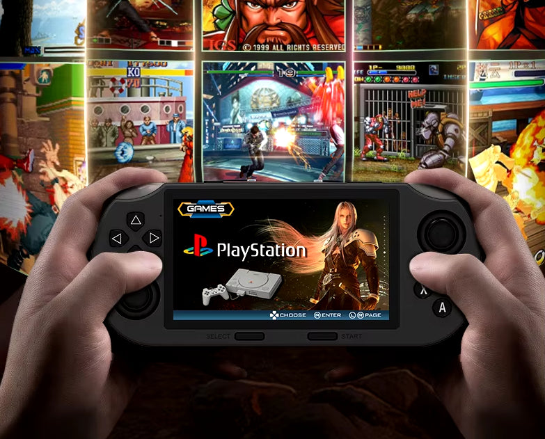 SF3000 Retro Handheld Game Console with 4.5 Inch IPS Screen 3000mAh Battery & 64GB TF Card for Boys Gift Gaming & accessories game Cables cool gadgets boys Box Compact game console retro game consoles gamer gifts for him portable retro game console