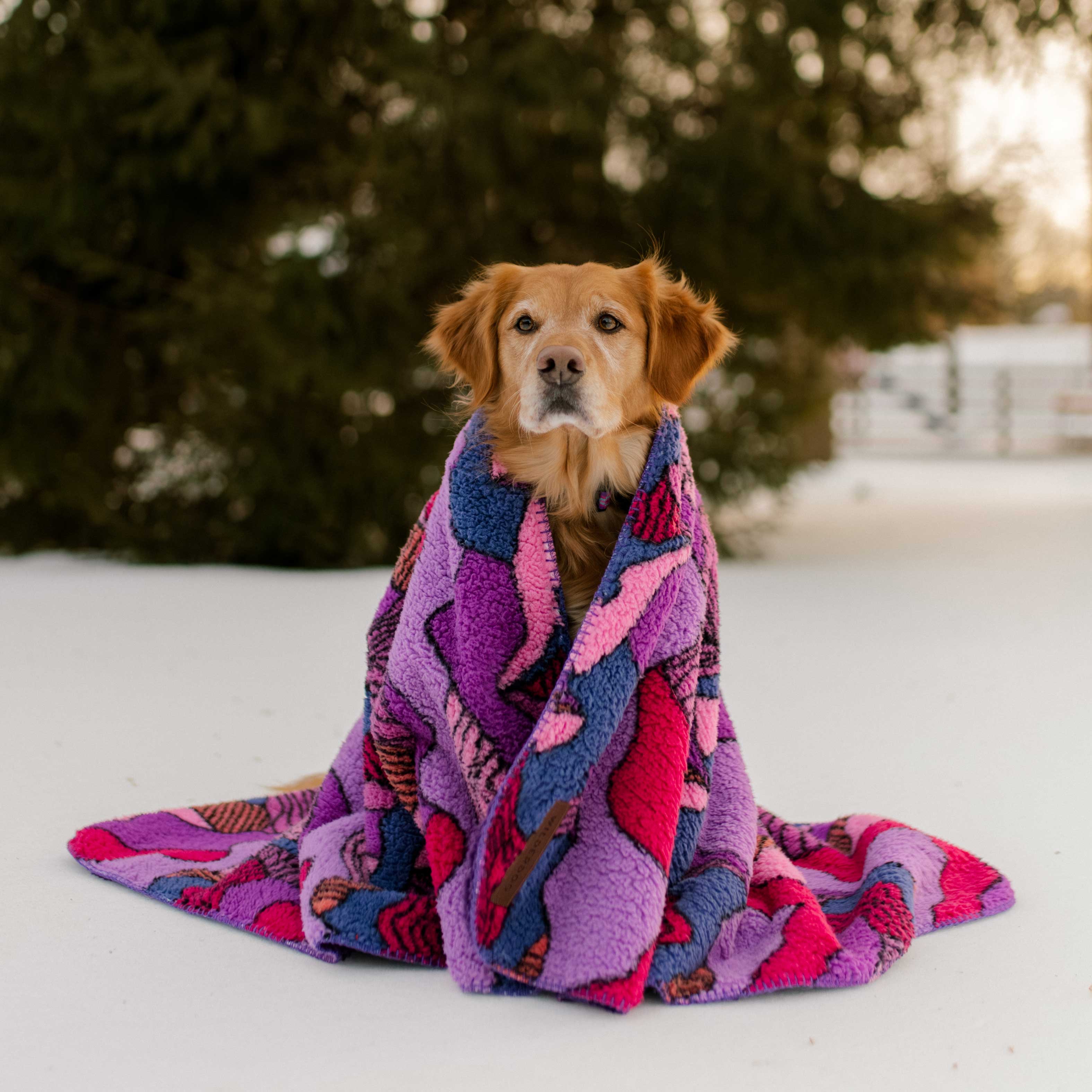 Sherpa Fleece Waterproof Blanket