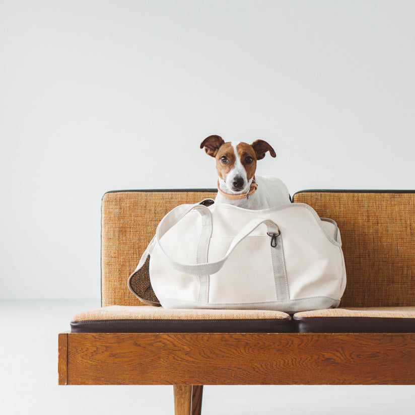 Linen Square Tote Carry Bag (Two-tone)