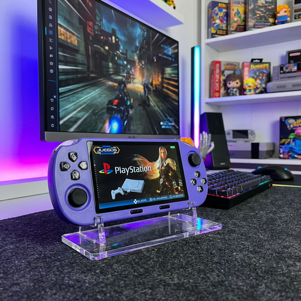 SF3000 Retro Handheld Game Console with 4.5 Inch IPS Screen 3000mAh Battery & 64GB TF Card for Boys Gift Gaming & accessories game Cables cool gadgets boys Box Compact game console retro game consoles gamer gifts for him portable retro game console