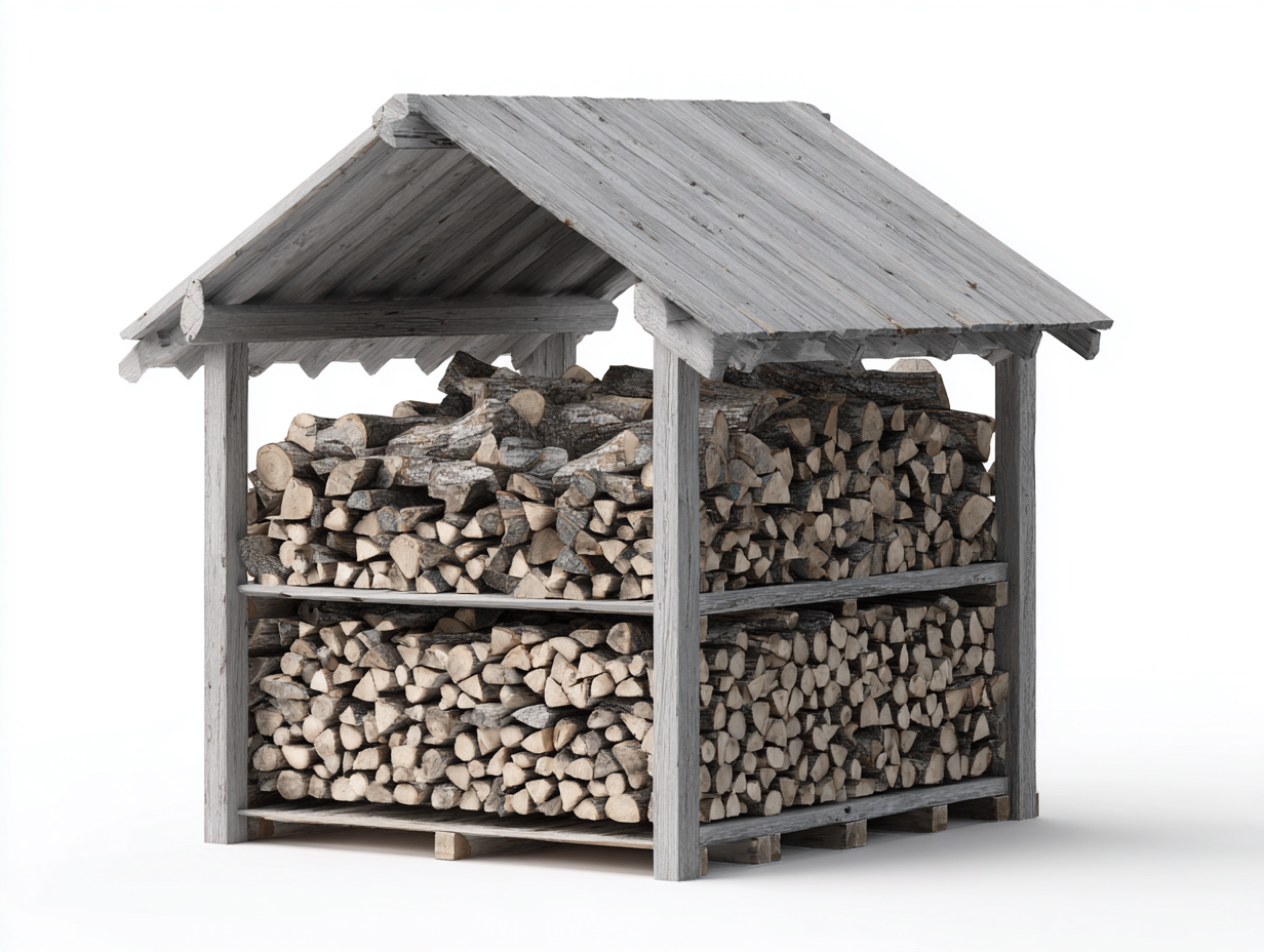 Portalegna-Legno-175x85x165 cm-Grigio-Stile naturale-Luxegohut