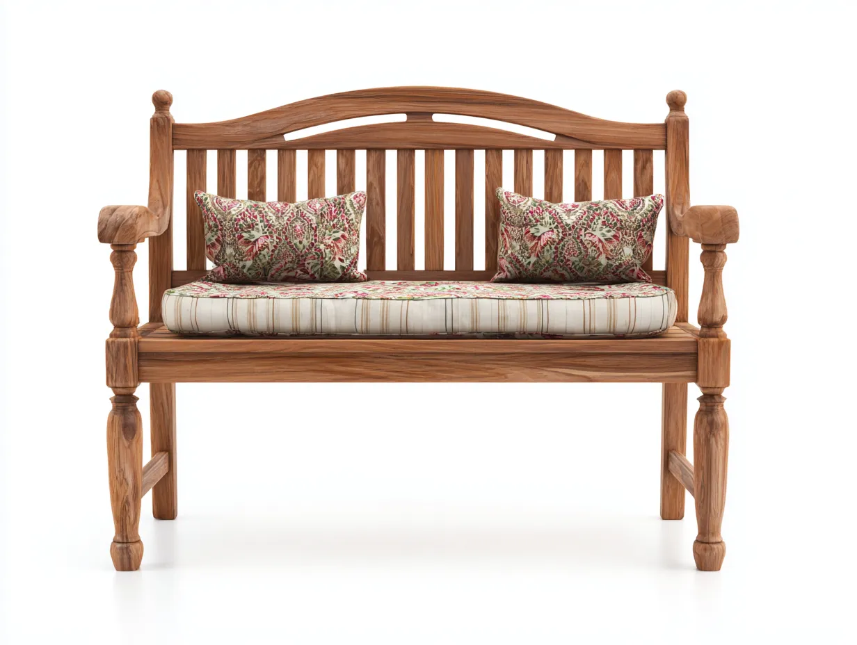 Banc de jardin en bois 130x55x90 cm - Naturel - Style extérieur-Havengetloft