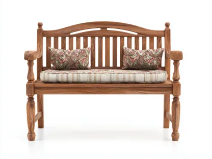 Banc de jardin en bois 130x55x90 cm - Naturel - Style extérieur-Havengetloft