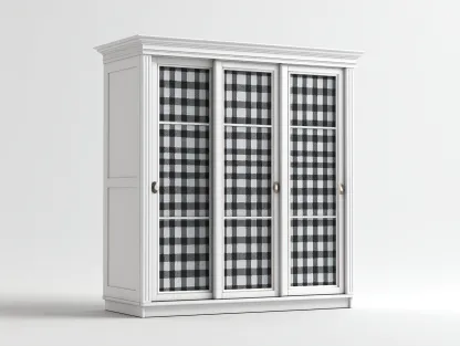 Armoire en bois 3 portes 150x60x200 cm - Blanc - Style classique-Havengetloft