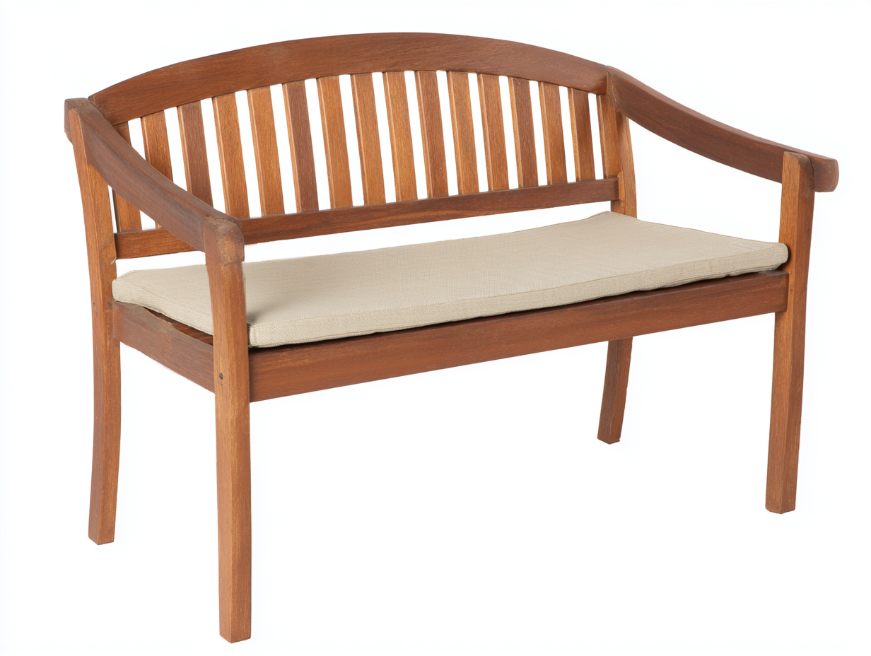 Banc de jardin en bois 120x45x85 cm - Naturel - Style extérieur-Havengetloft