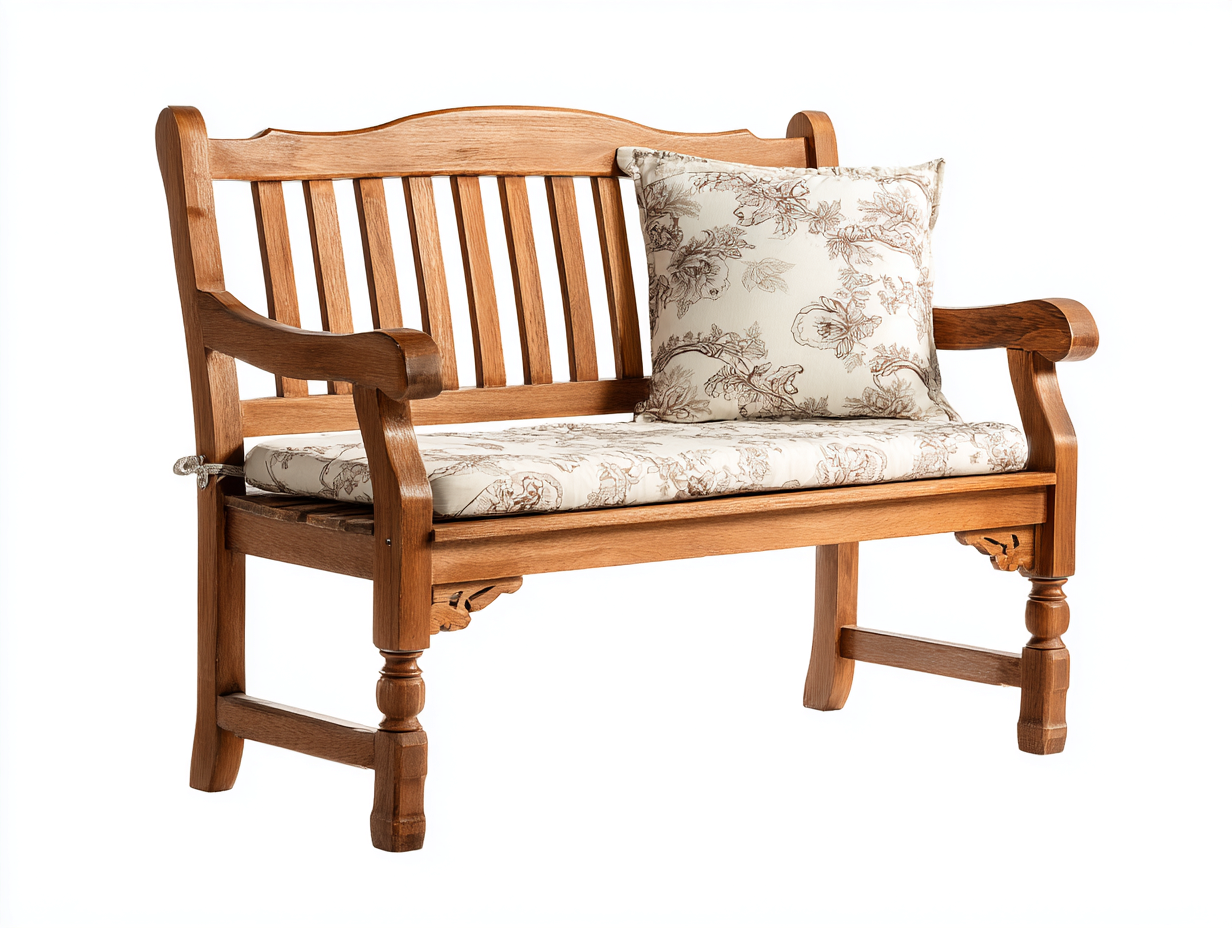 Banc de jardin en bois 140x55x85 cm - marron - style classique-Havengetloft