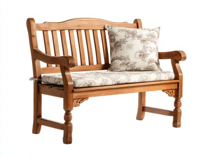 Banc de jardin en bois 140x55x85 cm - marron - style classique-Havengetloft