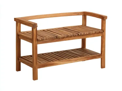 Banc de jardin en bois 120x40x85 cm - Naturel - Style extérieur-Havengetloft