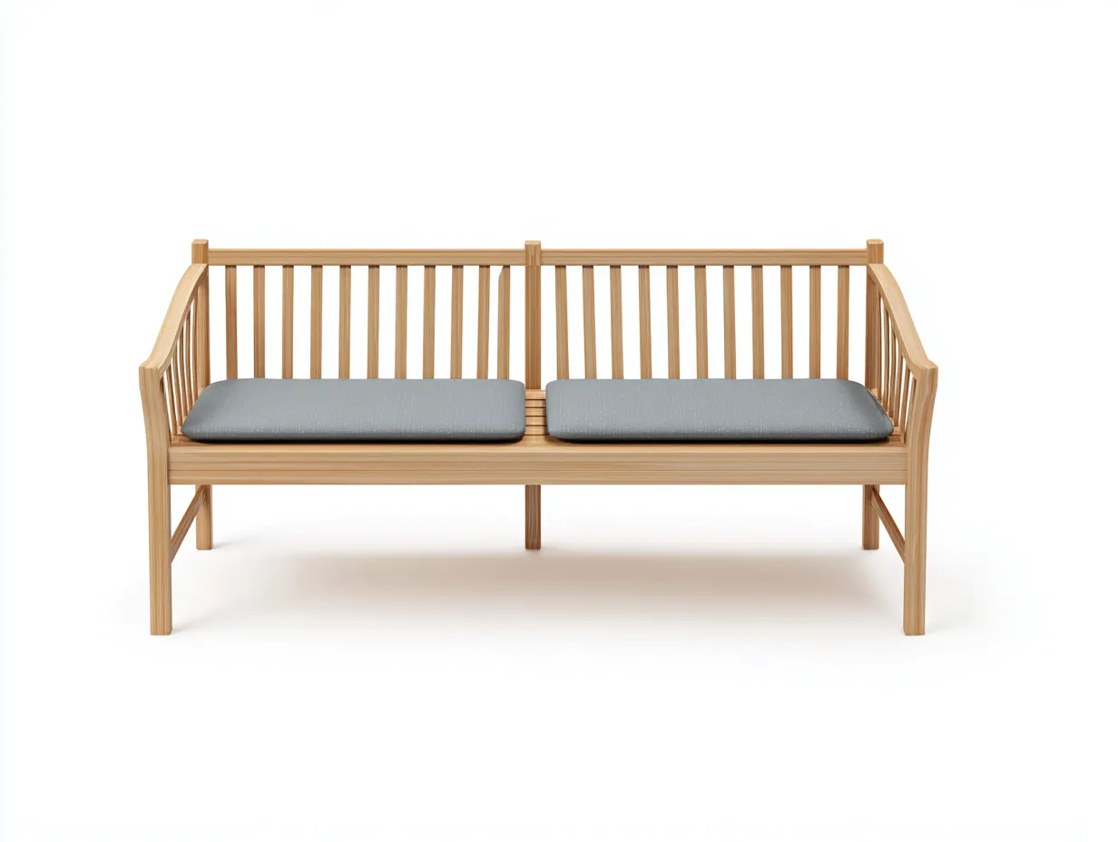 Banc de jardin bois massif 160x55x85 cm - bois clair - style classique-Havengetloft