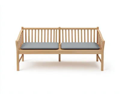 Banc de jardin bois massif 160x55x85 cm - bois clair - style classique-Havengetloft