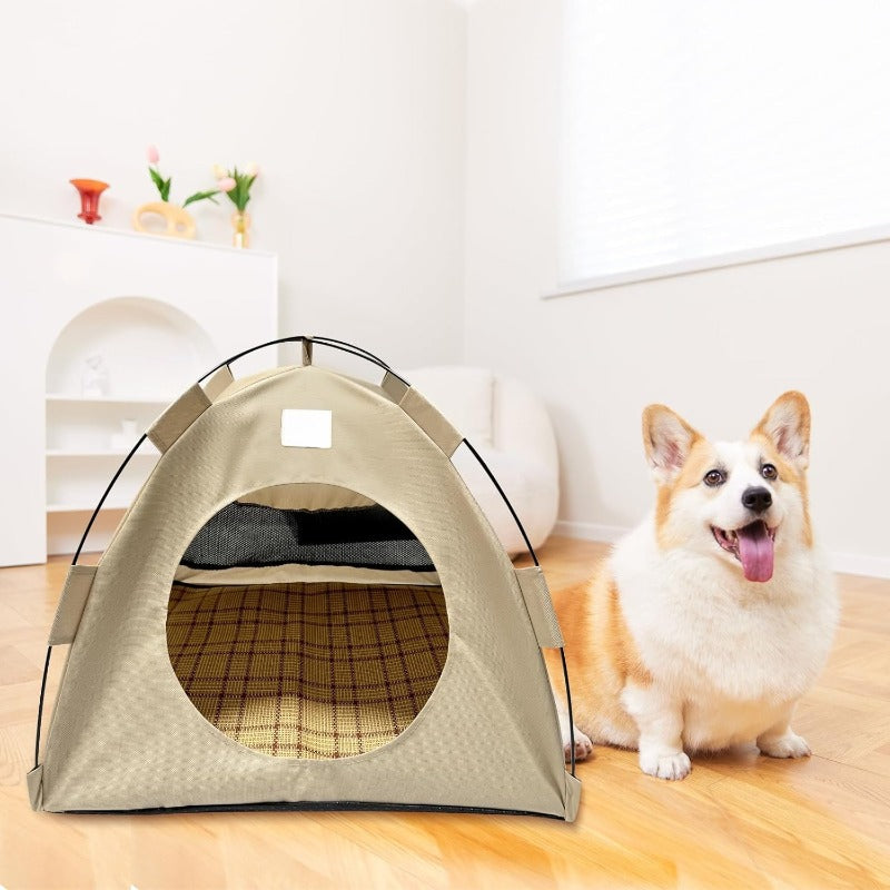 BreezyDen Pop-Up Pet Tent – Portable Hideaway for Cats & Small Dogs