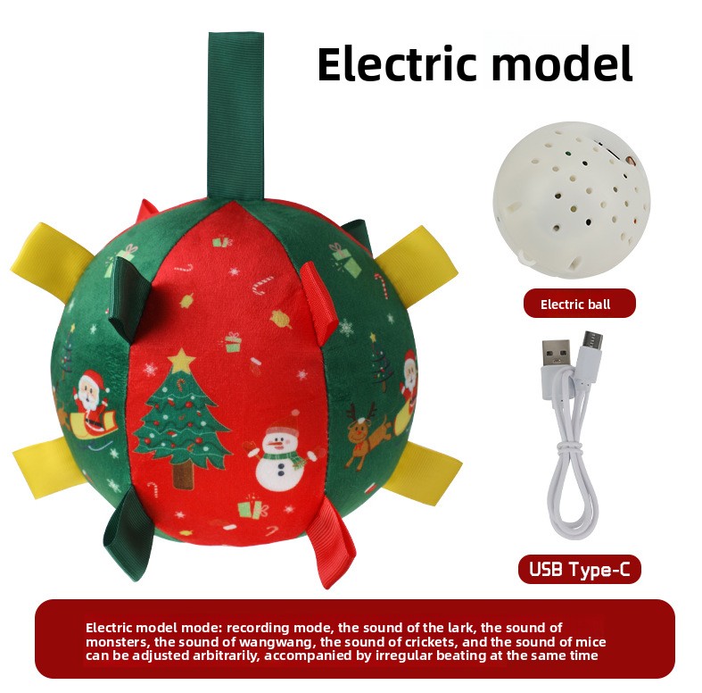 World Cup-themed outdoor football toy for dogs, durable and chew-resistant, boredom-relieving electric bell ball