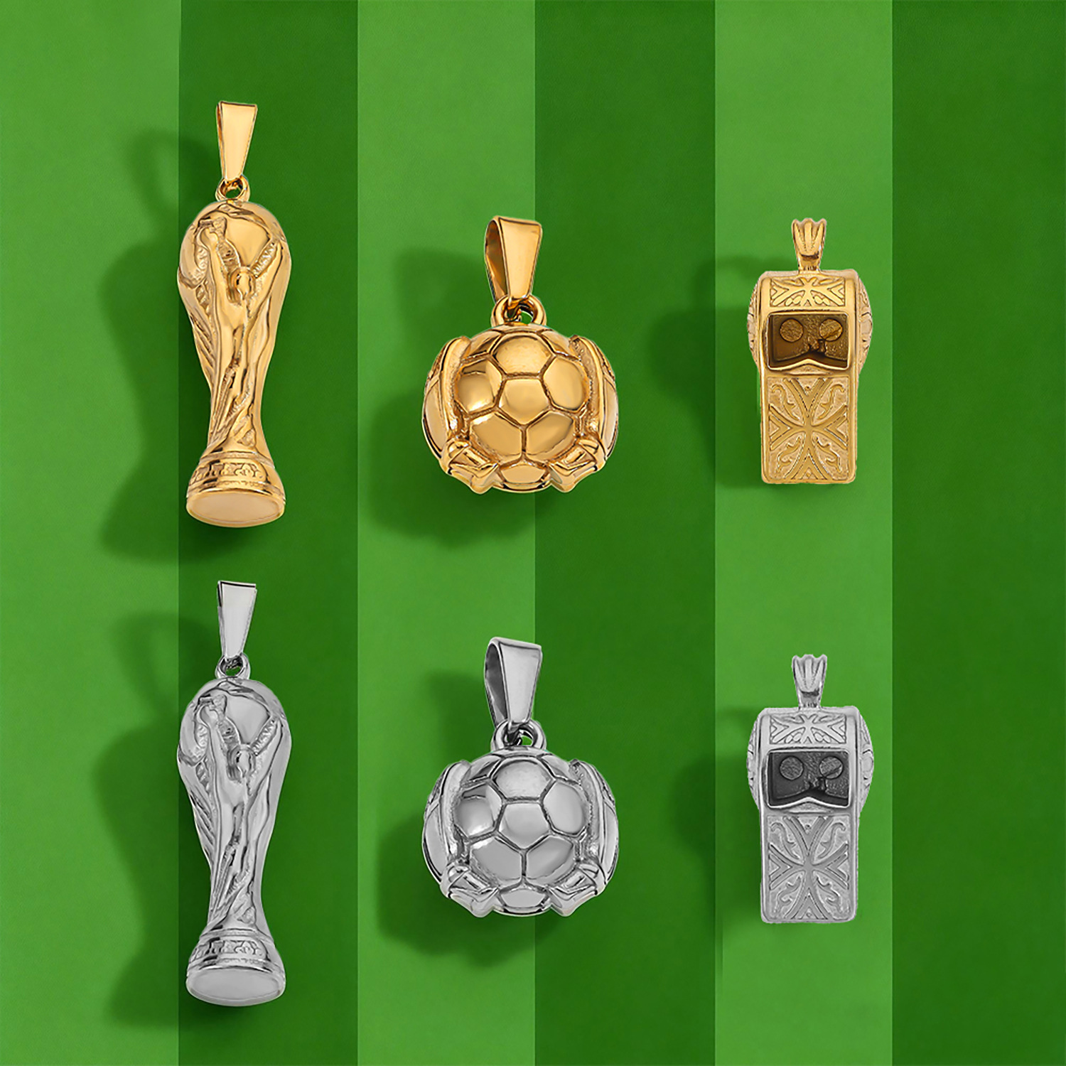 Football World Cup whistle pendant, fan commemorative pendant