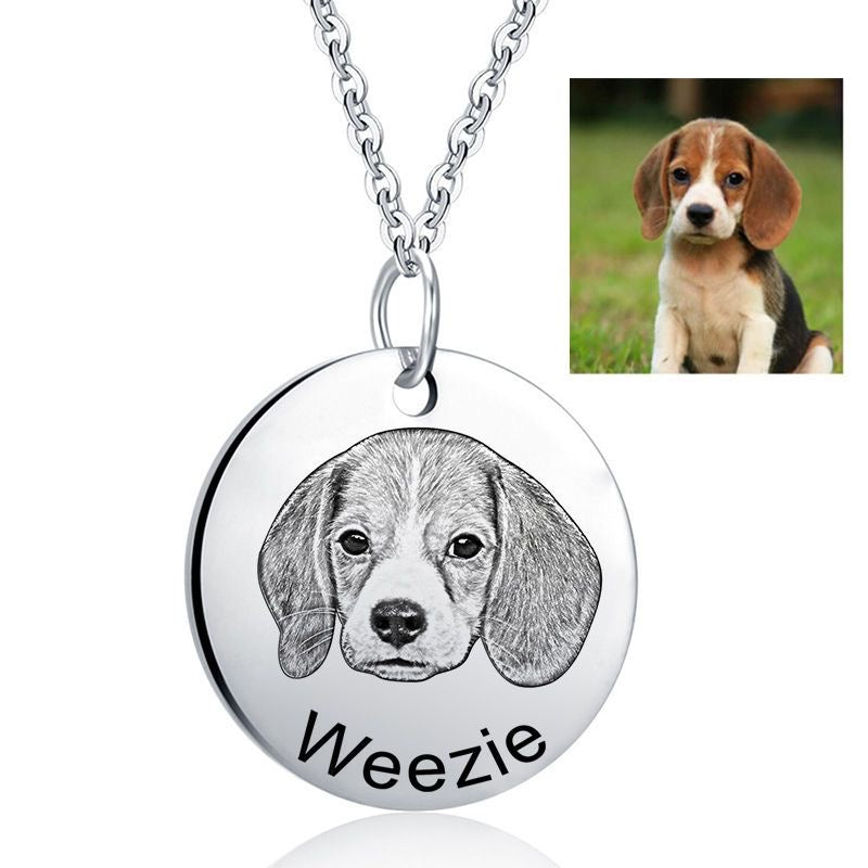 Personalized Pet Face Necklace