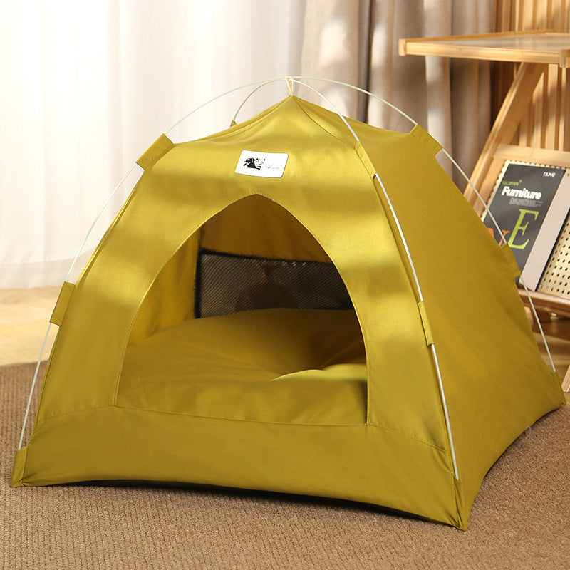 BreezyDen Pop-Up Pet Tent – Portable Hideaway for Cats & Small Dogs