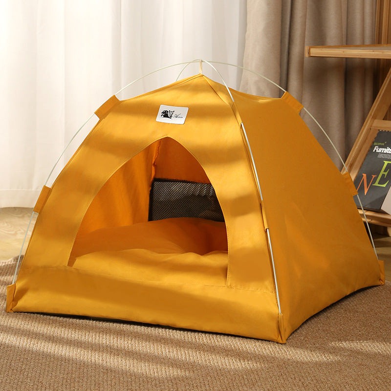 BreezyDen Pop-Up Pet Tent – Portable Hideaway for Cats & Small Dogs