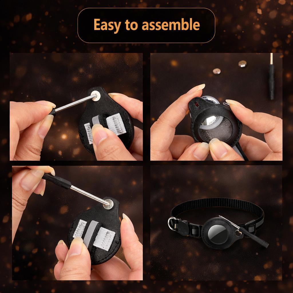 Reflective AirTag Cat Collar