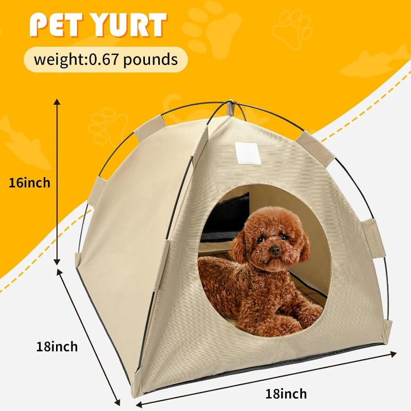 BreezyDen Pop-Up Pet Tent – Portable Hideaway for Cats & Small Dogs