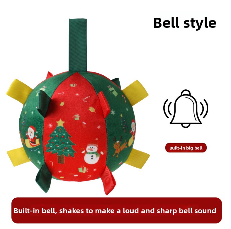 World Cup-themed outdoor football toy for dogs, durable and chew-resistant, boredom-relieving electric bell ball