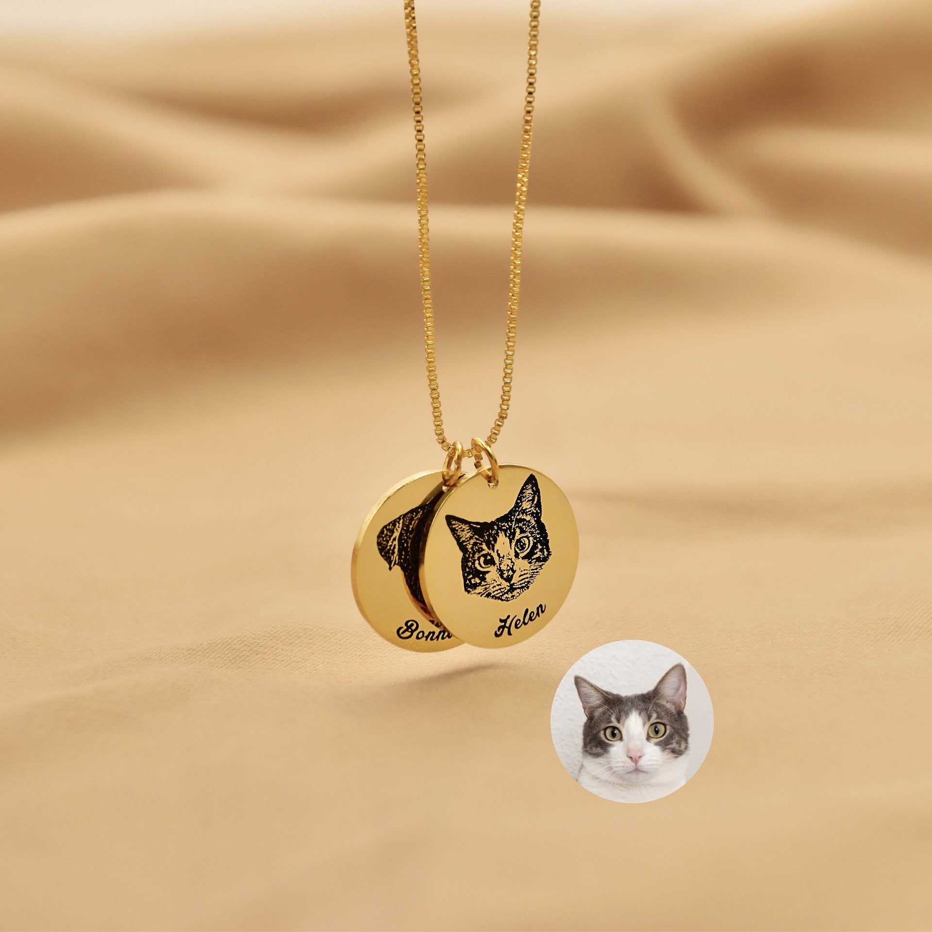 Personalized Pet Face Necklace